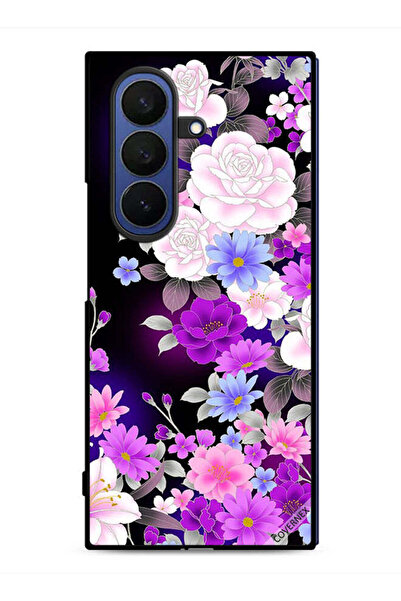 Covernex غطاء حماية لهاتف سامسونج جالاكسي زد فولد 7 بمزيج من الزهور