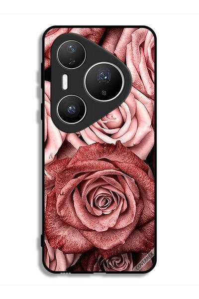 Covernex غطاء حماية لهاتف هواوي بيورا 80 برو بلس - زهور الخوخ