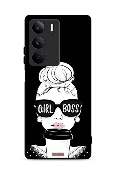 Tolwak غطاء حماية لهاتف Realme C75 4G بتصميم Girl Boss