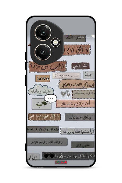 Tolwak غطاء حماية لهاتف Honor 400 بعبارات حب عربية