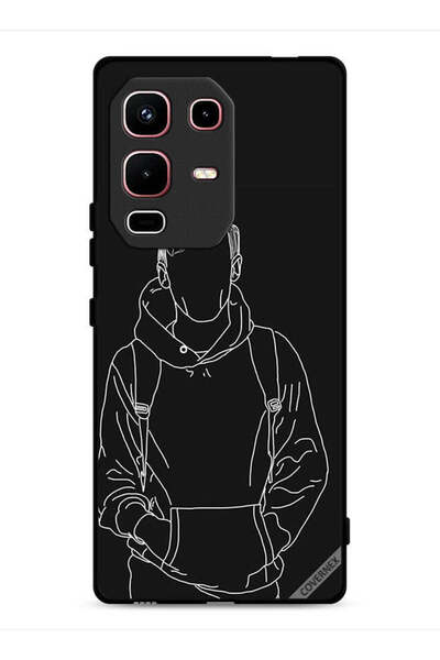 Covernex غطاء حماية لهاتف إنفينيكس نوت 50 إس، رسمة جاكيت بوي