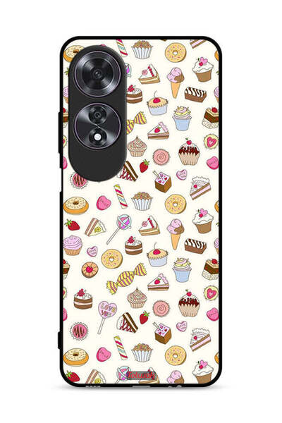 Tolwak Oppo A60 Protective Case Cover Pattern Of Favorite Items