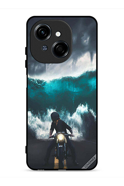 Covernex غطاء حماية لهاتف تكنو سبارك جو 1 4G برسومات موجة مائية