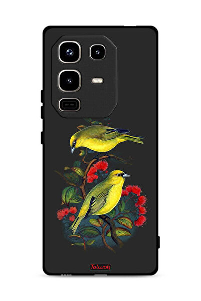 Tolwak غطاء حماية لهاتف Infinix Note 50 Pro 4G بنقشة طيور