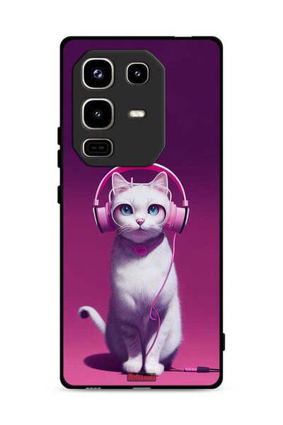 Tolwak غطاء حماية لهاتف Infinix Note 50 Pro 4G بتصميم قطة لطيفة