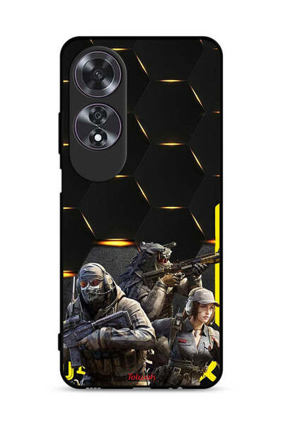 Tolwak غطاء حماية Oppo A60 بخلفية Cyberpunk