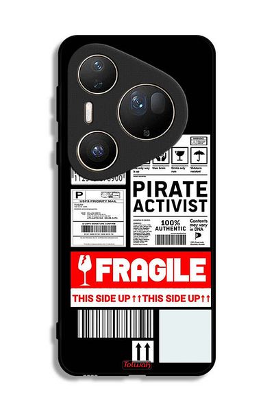 Tolwak Huawei Pura 80 Ultra Protective Case Cover Private Activist Fragile Sticker