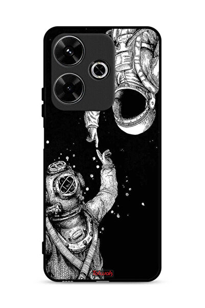 Tolwak غطاء حماية لهاتف شاومي ريدمي 13 4G بطبعة رواد فضاء