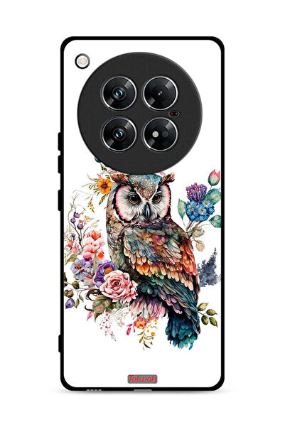 Tolwak غطاء حماية لهاتف Infinix Zero 40 بتصميم بومة فنية تجريدية