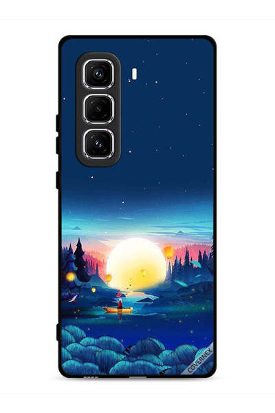 Covernex غطاء حماية لهاتف Infinix Hot 50 Pro 4G بمنظر غروب الشمس