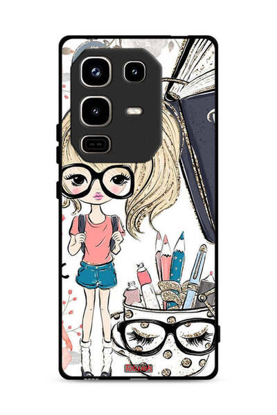 Tolwak Infinix Note 50 Pro 4G Protective Case Cover Unicorn Girl Art
