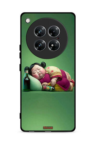 Tolwak غطاء حماية لهاتف Infinix Zero 40 بتصميم فتاة سمينة