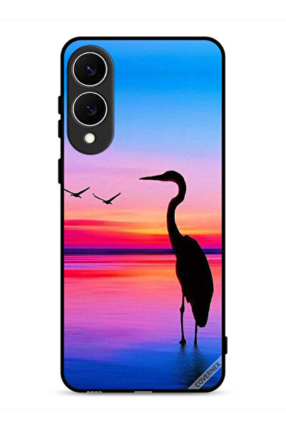 Covernex غطاء حماية لهاتف سامسونج جالكسي S25 إيدج بطبعة شوكة وطيور