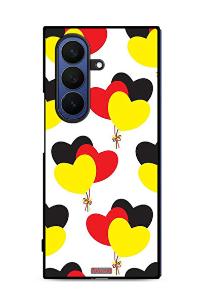 Tolwak غطاء حماية لهاتف Samsung Galaxy Z Fold7 بتصميم Three Hearts Bunch