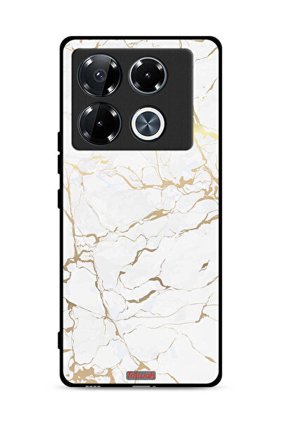 Tolwak غطاء حماية لهاتف Infinix Note 40 Pro 5G بنقشة رخامية