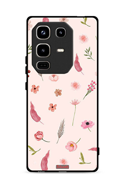 Tolwak غطاء حماية لهاتف Infinix Note 50 Pro 4G بنقشة أوراق وورود