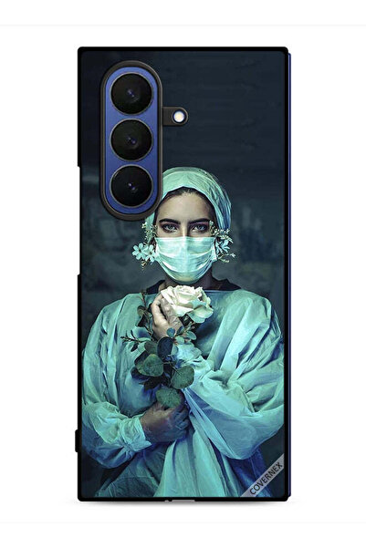Covernex غطاء حماية لهاتف Samsung Galaxy Z Fold7 بتصميم ممرضة فنية