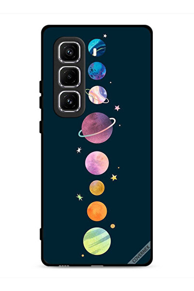 Covernex غطاء حماية لجهاز Infinix Hot 50 Pro 4G بنقشة الفضاء والنجوم