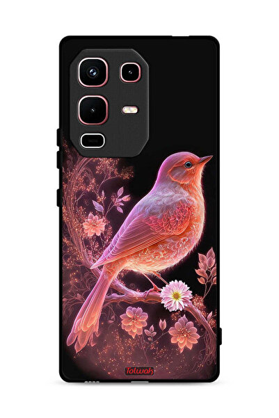 Tolwak غطاء حماية لهاتف Infinix Note 50s برسومات طيور لطيفة