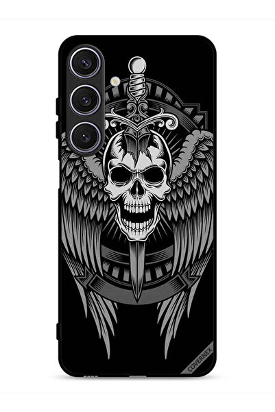 Covernex غطاء حماية لهاتف سامسونج جالاكسي A26 بتصميم جمجمة وأجنحة نسر