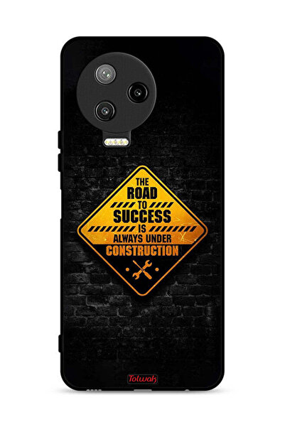 Tolwak غطاء حماية لهاتف Infinix Note 12 Pro 4G الطريق إلى النجاح دائمًا قيد ا...