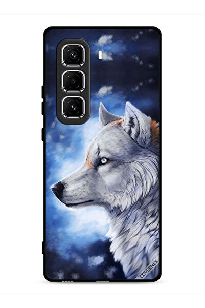 Covernex غطاء حماية لهاتف Infinix Hot 50 Pro 4G بطبعة رسم الذئب