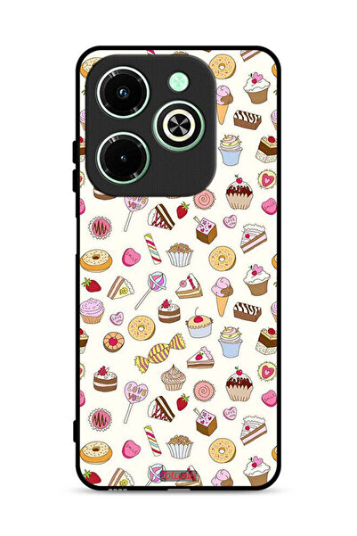 Tolwak Infinix Hot 40i 4G Protective Case Cover Pattern Of Favorite Items