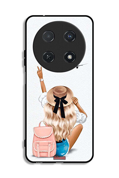 Tolwak غطاء حماية لهاتف هواوي نوفا 13i، فتاة تحب السفر