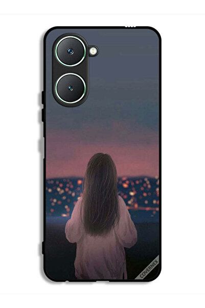 Covernex غطاء حماية لهاتف Vivo Y18i 4G بنقشة فتاة واقفة