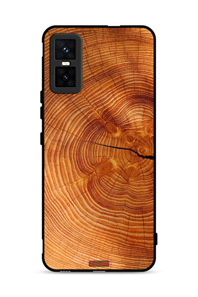 Tolwak غطاء حماية لجهاز Infinix GT 30 Pro مصنوع من الخشب المتصدع