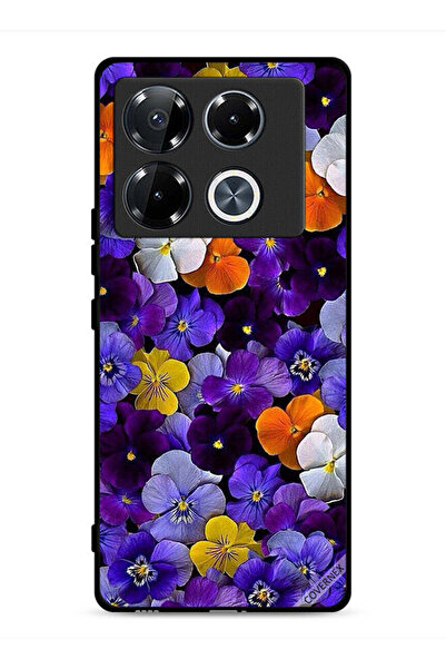 Covernex غطاء حماية لهاتف Infinix Note 40 Pro Plus 5G بنقشة زهور صغيرة