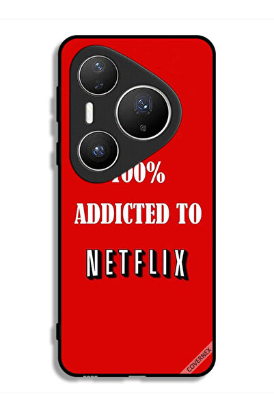 Covernex غطاء حماية لهاتف هواوي بيورا 80 برو بلس، مدمن على نتفليكس بنسبة 100%