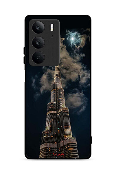 Tolwak Realme C75 4G Protective Case Cover Burj Khalifa In Night