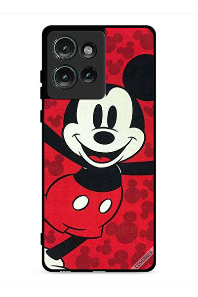 Covernex غطاء حماية لهاتف موتورولا إيدج 50 ميكي ماوس سعيد