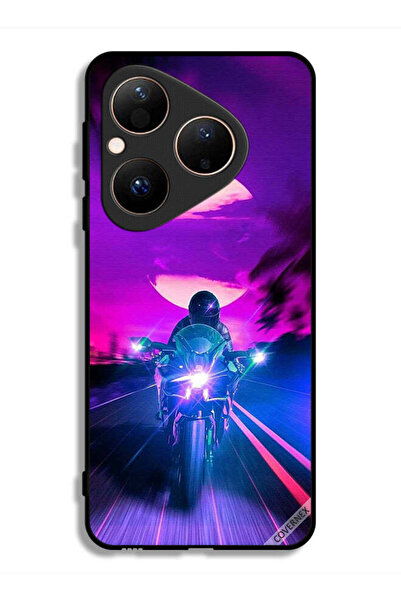 Covernex غطاء حماية هواوي بيورا 80، خلفية رجل على دراجة