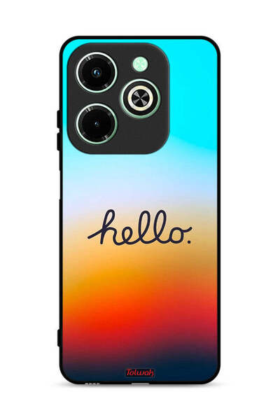 Tolwak غطاء حماية لهاتف Infinix Hot 40i 4G Hello