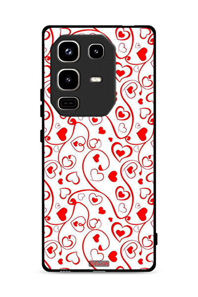 Tolwak غطاء حماية لهاتف Infinix Note 50 Pro 4G بنقشة قلوب
