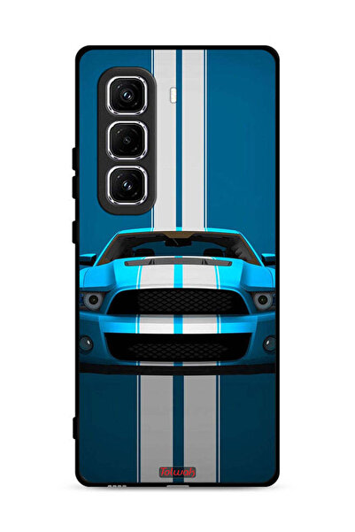 Tolwak Infinix Hot 50 Pro 4G Protective Case Cover Car Abstract Art