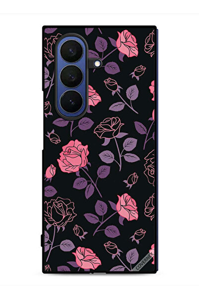 Covernex غطاء حماية لهاتف سامسونج جالاكسي زد فولد 7 بنقشة الورود القوطية البا...