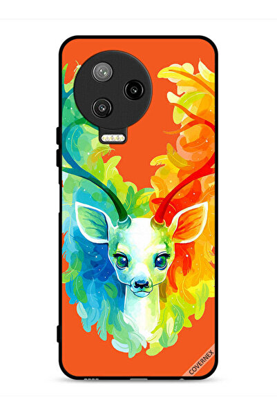 Covernex غطاء حماية لجهاز Infinix Note 12 Pro 4G بتصميم غزال ملون