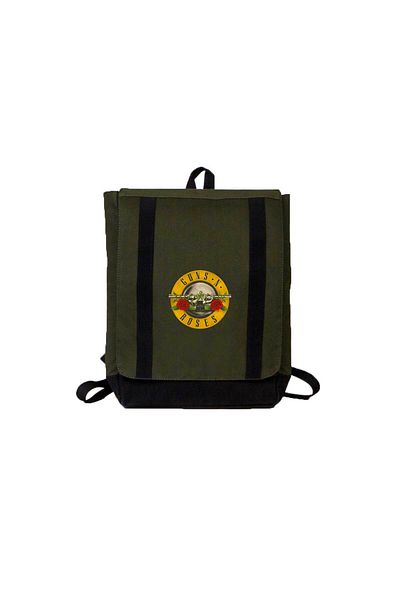 Z zepplin Guns N Roses Green Backpack