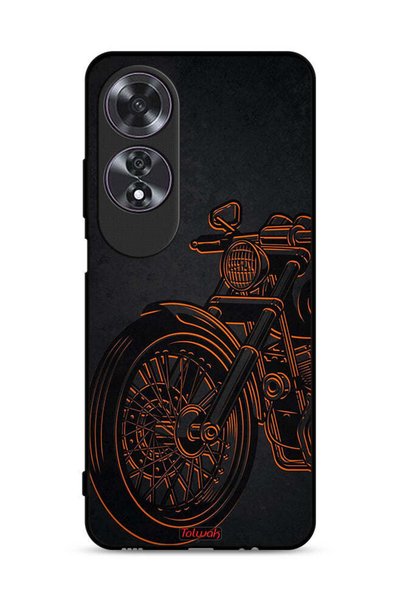 Tolwak غطاء حماية Oppo A60 بتصميم دراجة كلاسيكية
