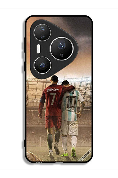 Covernex غطاء حماية هواوي بيورا 80 برو لميسي وكريستيانو رونالدو