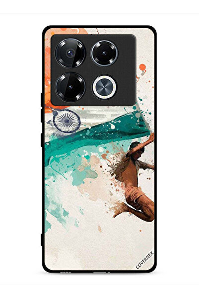 Covernex غطاء حماية لهاتف Infinix Note 40 Pro Plus 5G يحمل علم الهند أثناء ال...