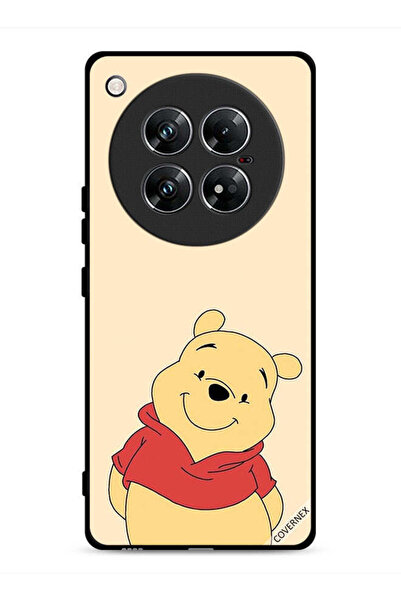 Covernex غطاء حماية لهاتف Infinix Zero 40 بتصميم الدب في وضع السعادة