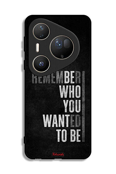 Tolwak غطاء حماية فائق لهاتف هواوي بيورا 80 تذكر من أردت أن تكون