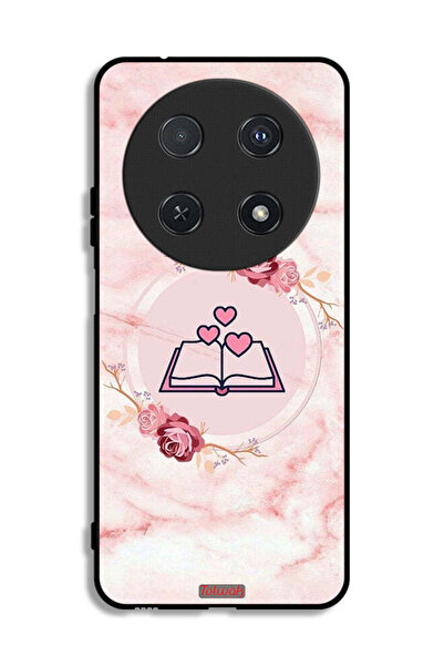 Tolwak Huawei nova 13i Protective Case Cover Three Hearts On Book Artwork