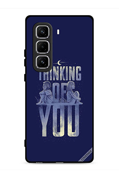 Covernex غطاء حماية لهاتف Infinix Hot 50 Pro 4G بتصميم Thinking Of You