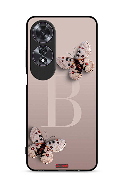 Tolwak غطاء حماية لهاتف Oppo A60 بنقشة فراشات