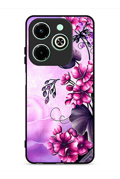 Covernex غطاء حماية لهاتف Infinix Hot 40i 4G بخلفية زهور رومانسية